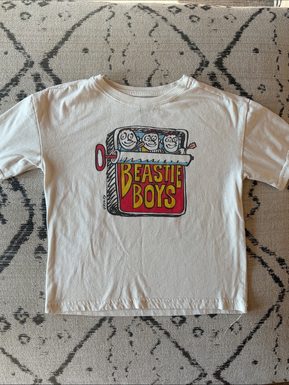 Beastie Boys sardine tee, size 8 boys